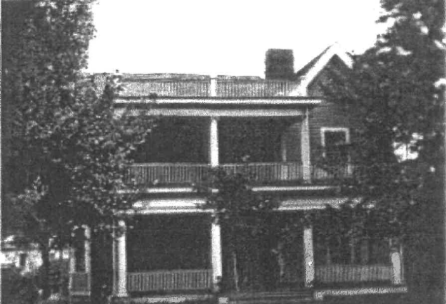 A photo of the Peters–Kilgore house on Grainger Ave. shortly after George Barber’s renovations were put in place. The house today has been restored by Chester Kilgore and looks like it does in this photograph. The only thing not on the house is the railing above the second floor porch.