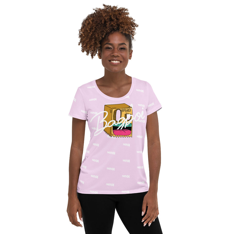 Thumbnail: All-Over Print Women's Athletic T-shirt