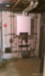 Tankless wall-mounted boiler