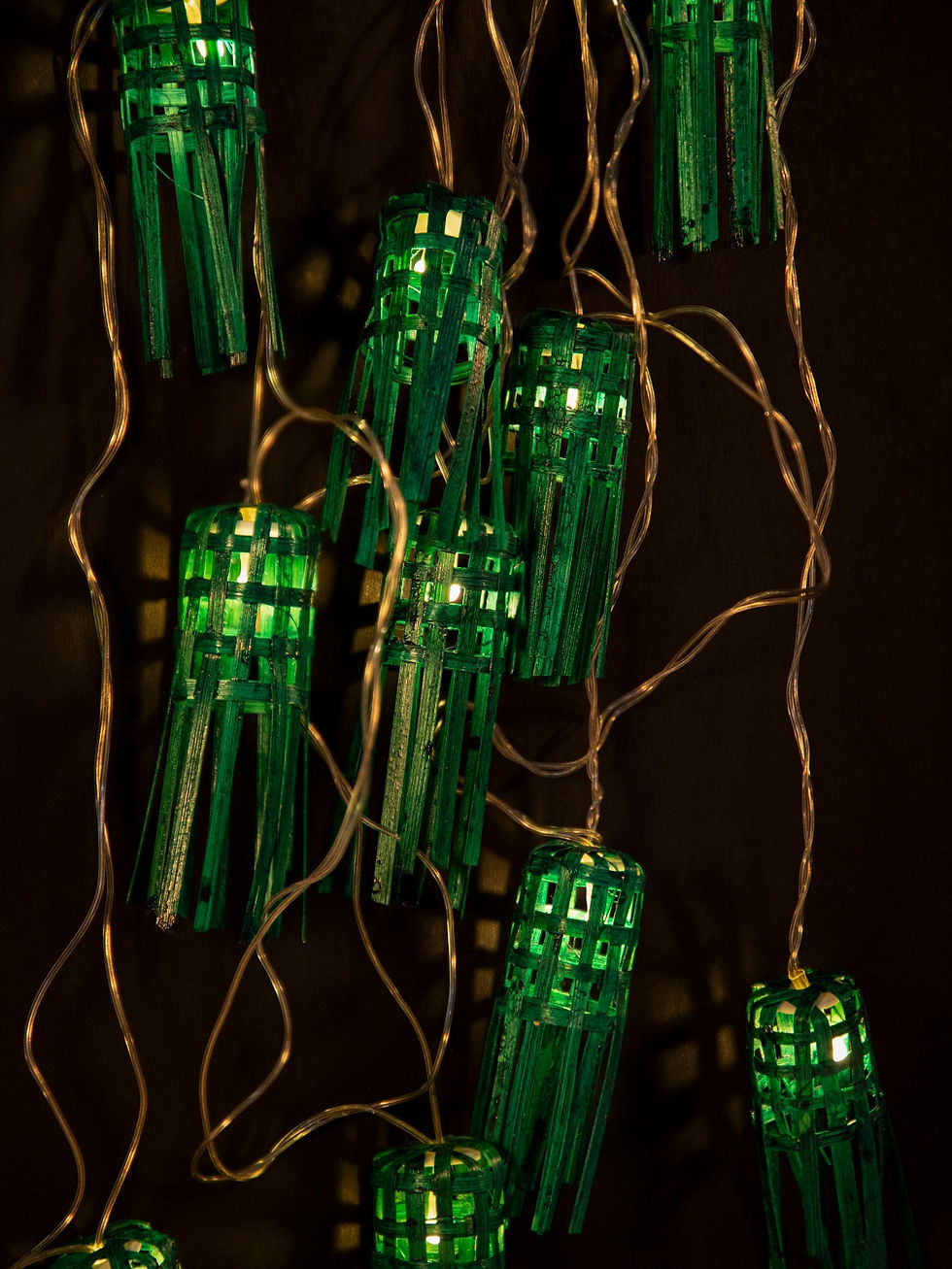 Thumbnail: Frill Bamboo String Light 10m