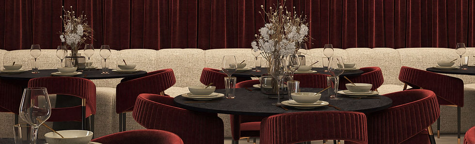 Restaurant immersif élégant