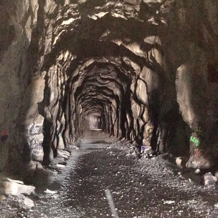Transcontinental Railroad tunnel #8 at Donner Pass, CA