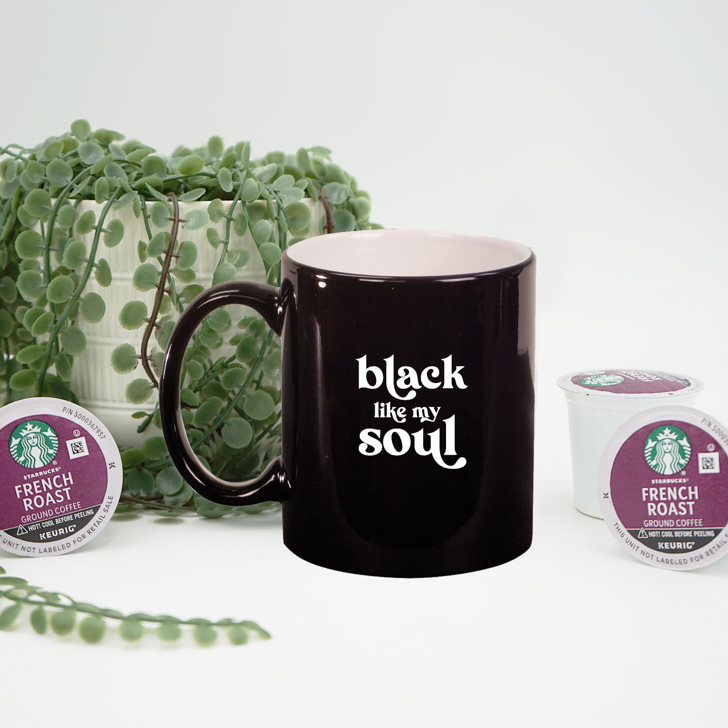 Black like my Soul Coffee Mug