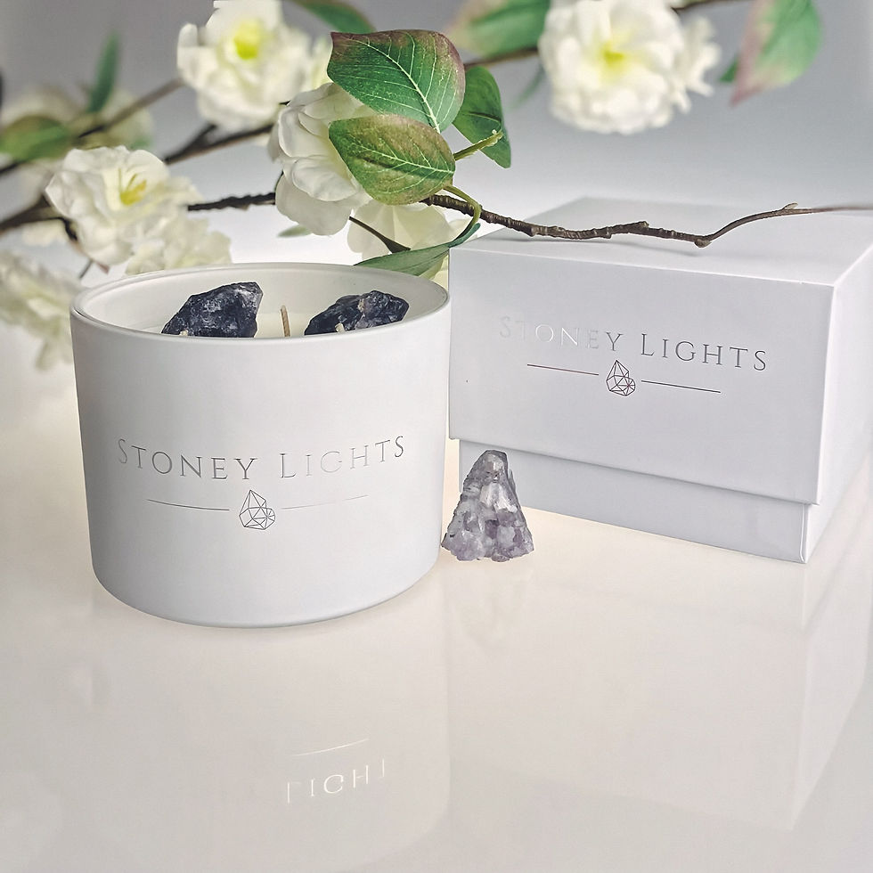 Thumbnail: Amethyst Crystal Candle