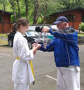 Cardiff Higashi karate club, mini competition at Ogwen Bank