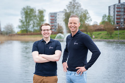 Founders of Force HT Pär Gustavsson and Arvid Karlsson