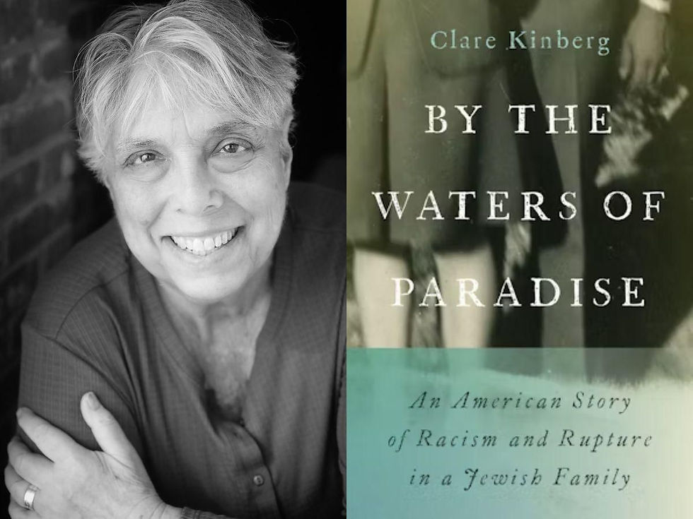 A Shabbat Evening with Author Clare Kinberg