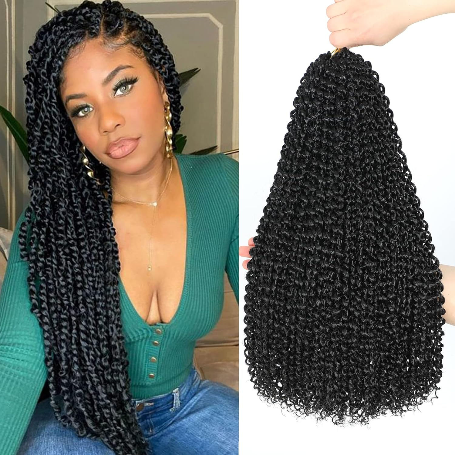 Passion Twist Water Wave Crochet Hair
