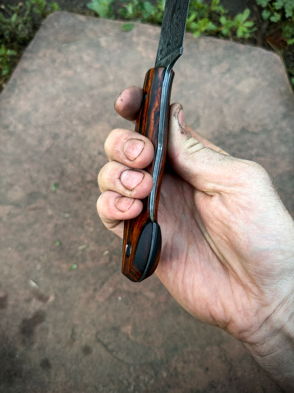 Thumbnail: Damascus Field Knife 