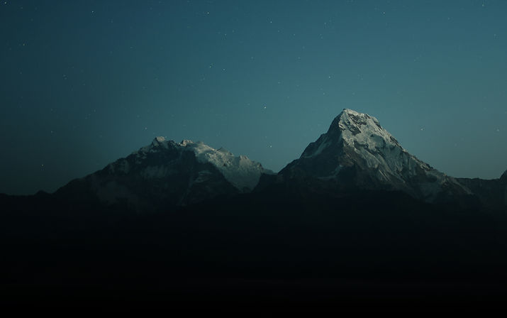 Snowy Mountain Peaks