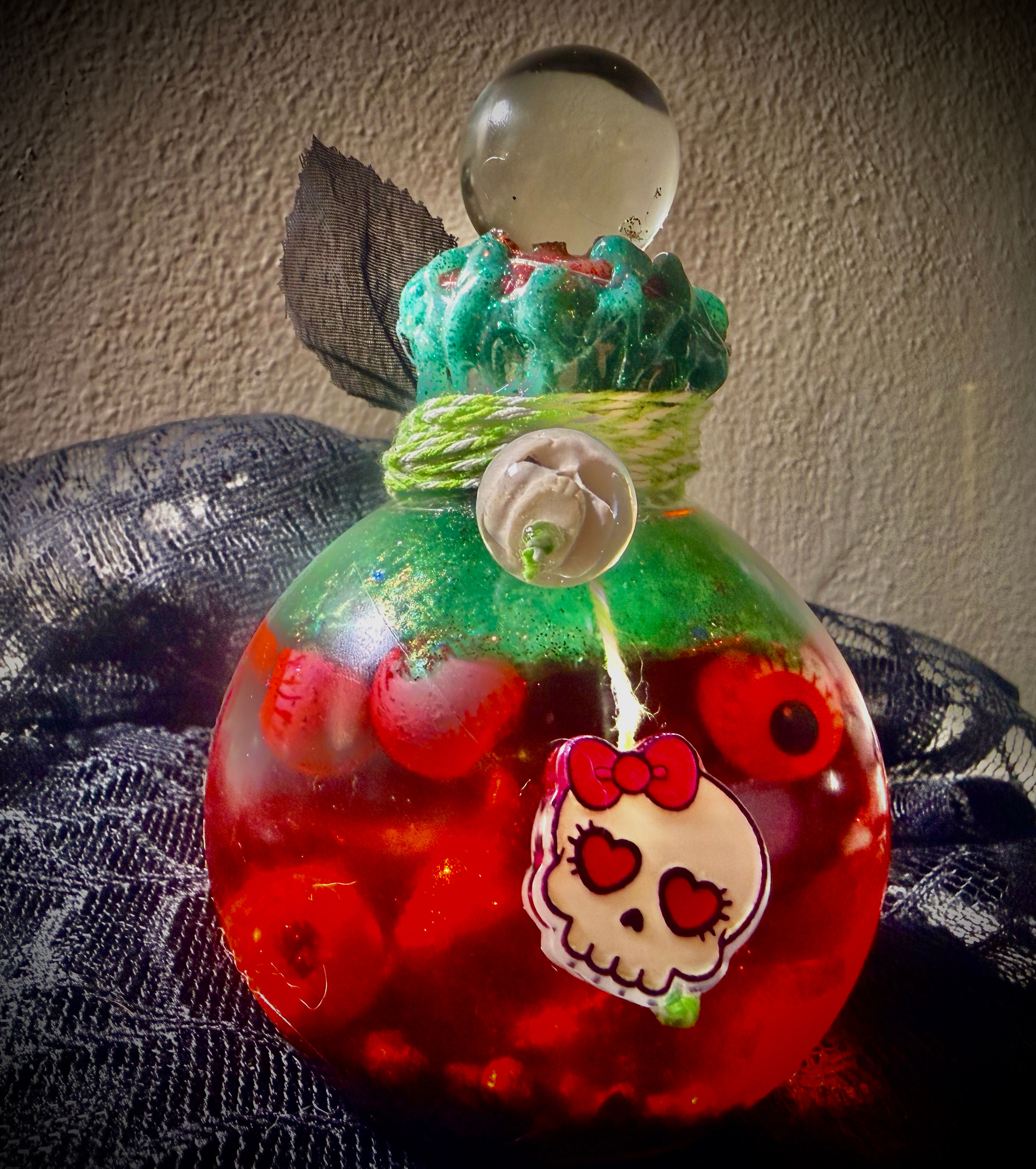 Poison Apple Decorative Potion Bottle