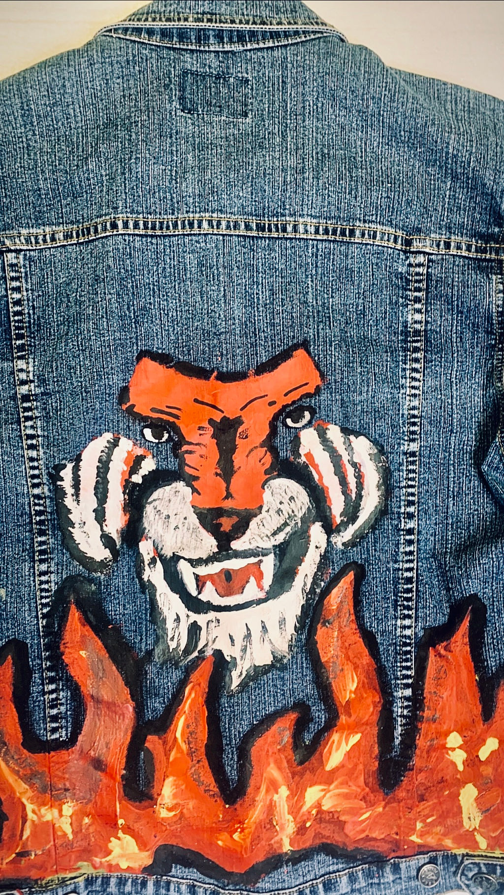 HAND PAINTED DENIM JACKET