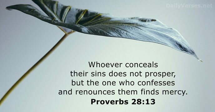 Proverbs 28:13