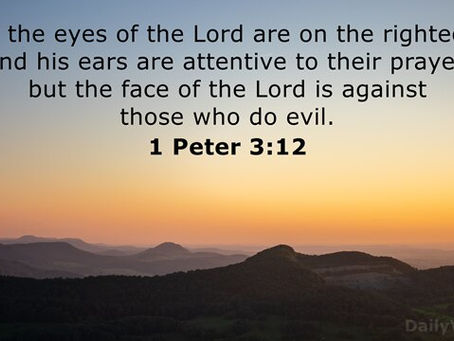 1 Peter 3:12