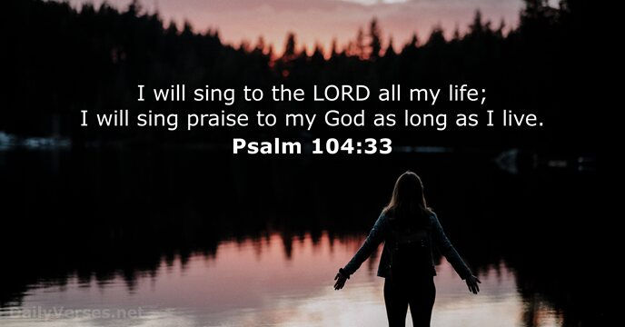 Psalm 104:33