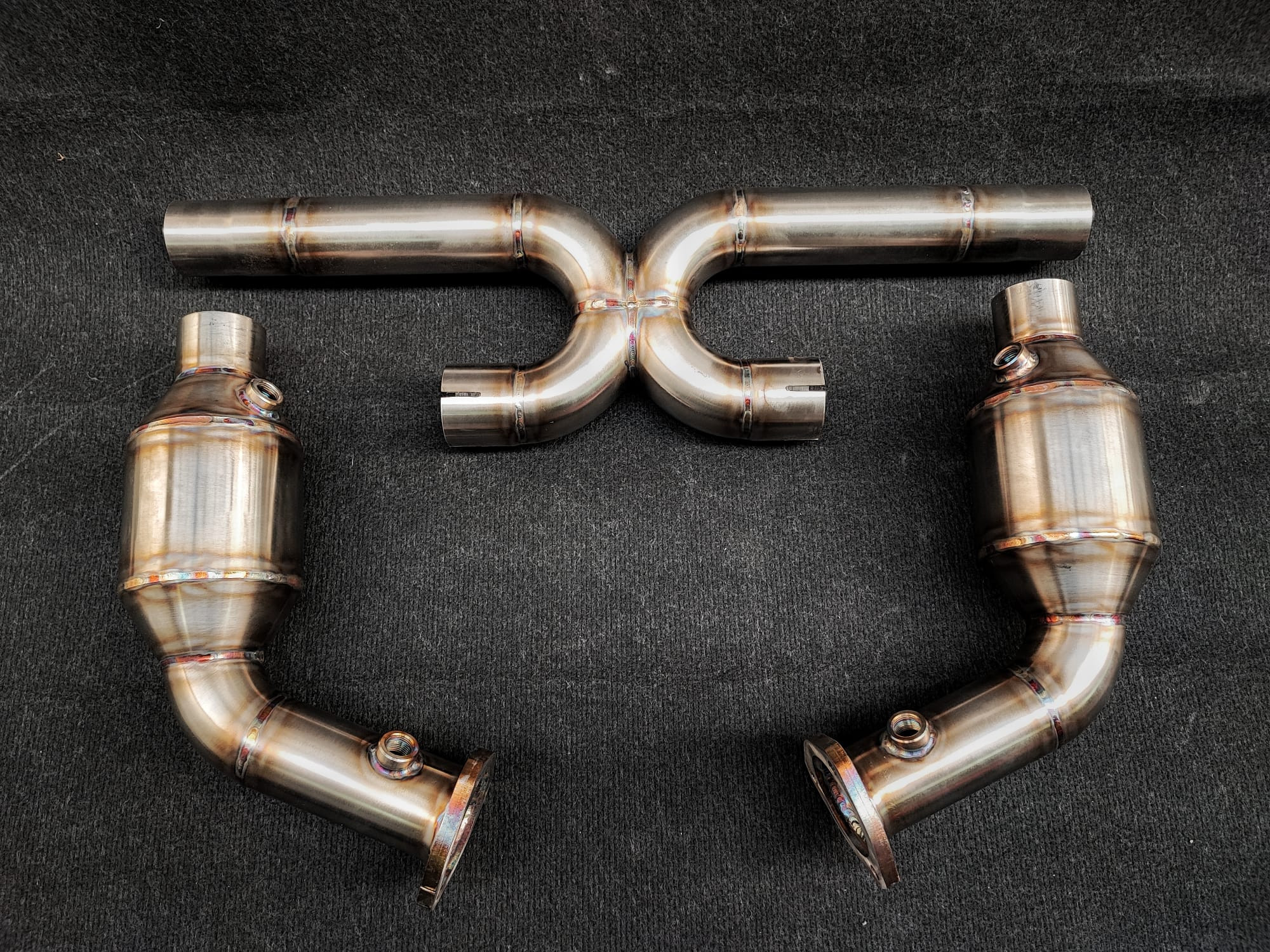 997.1 X-Pipe with 200 Sport Cats