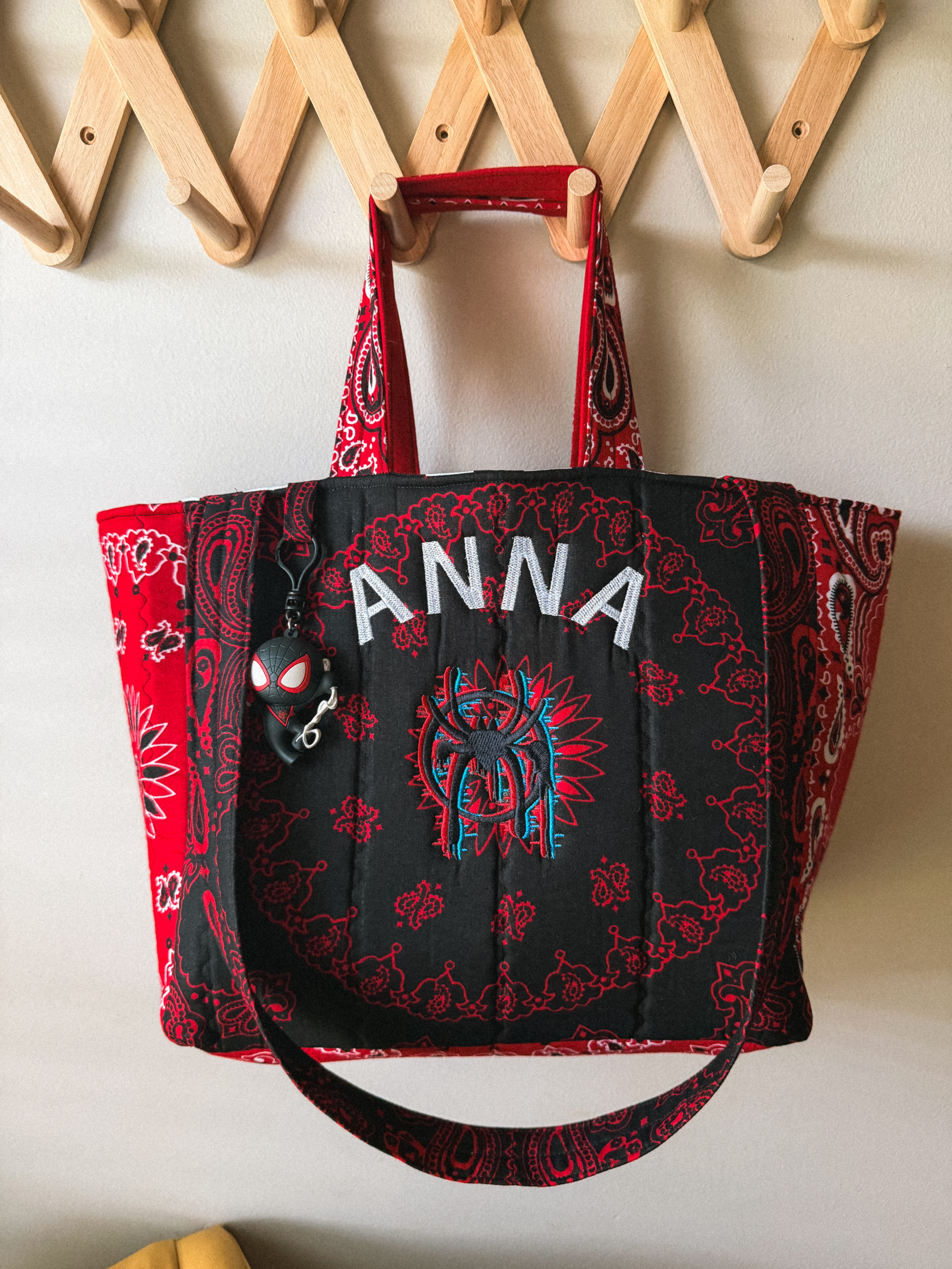 BANDANA TOTE BAG (MULTIPLE COLOR OPTIONS)