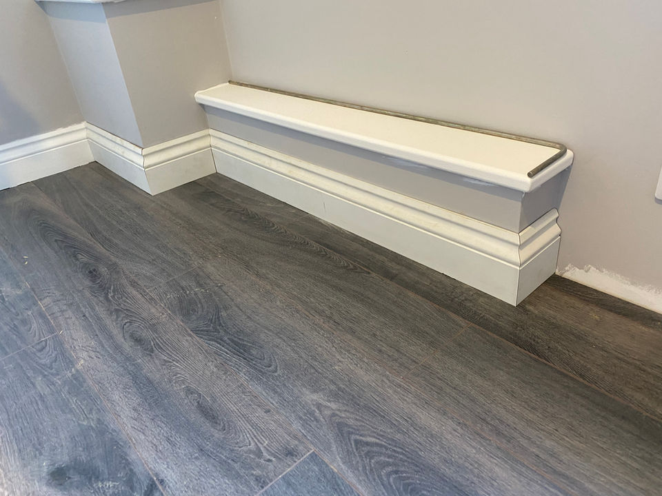 With Skirtings, Painted To A High Standard Carpentry Bespoke Flooring Floor