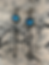 Thumbnail: Blue Morpho Butterfly & Sword Earrings