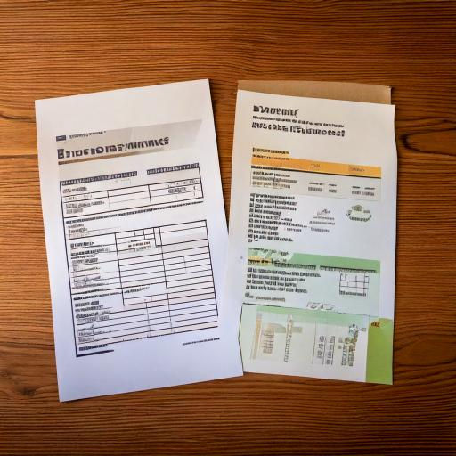 Side-by-side comparison of high and low energy bills, demonstrating the long-term savings of spray foam insulation.