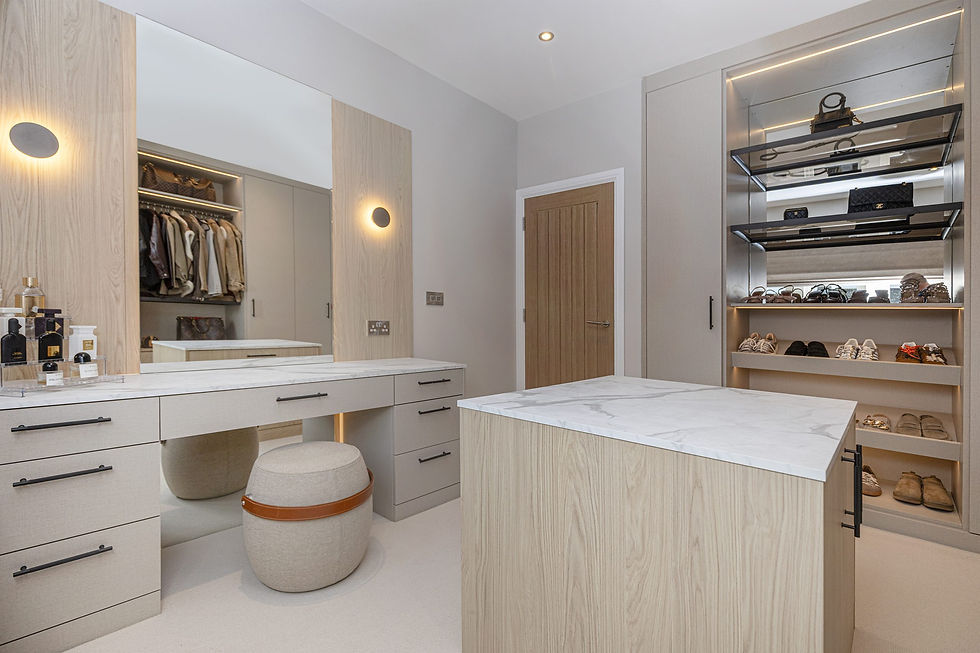 Fitted dressing room