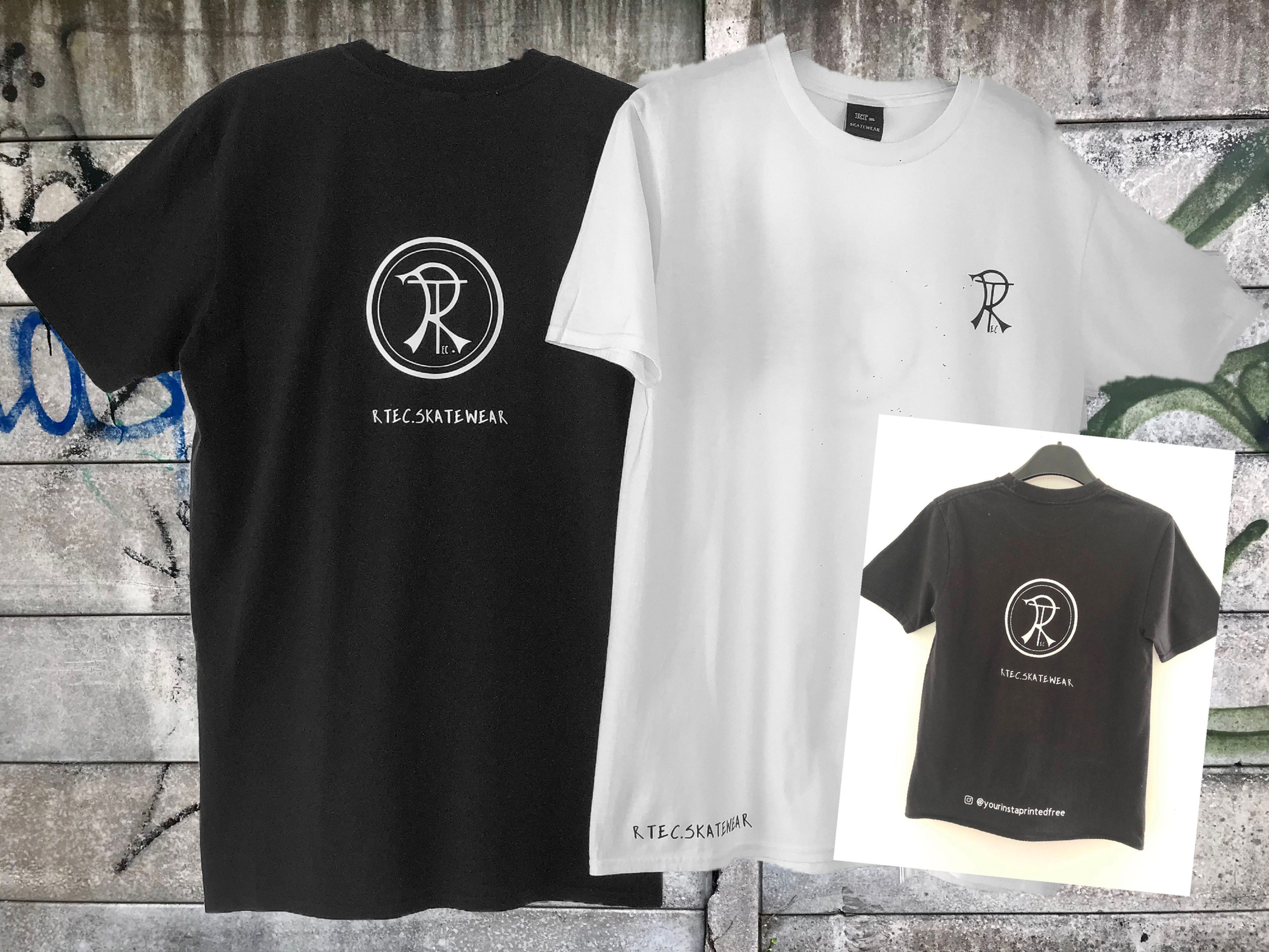 Kids back logo skate tee