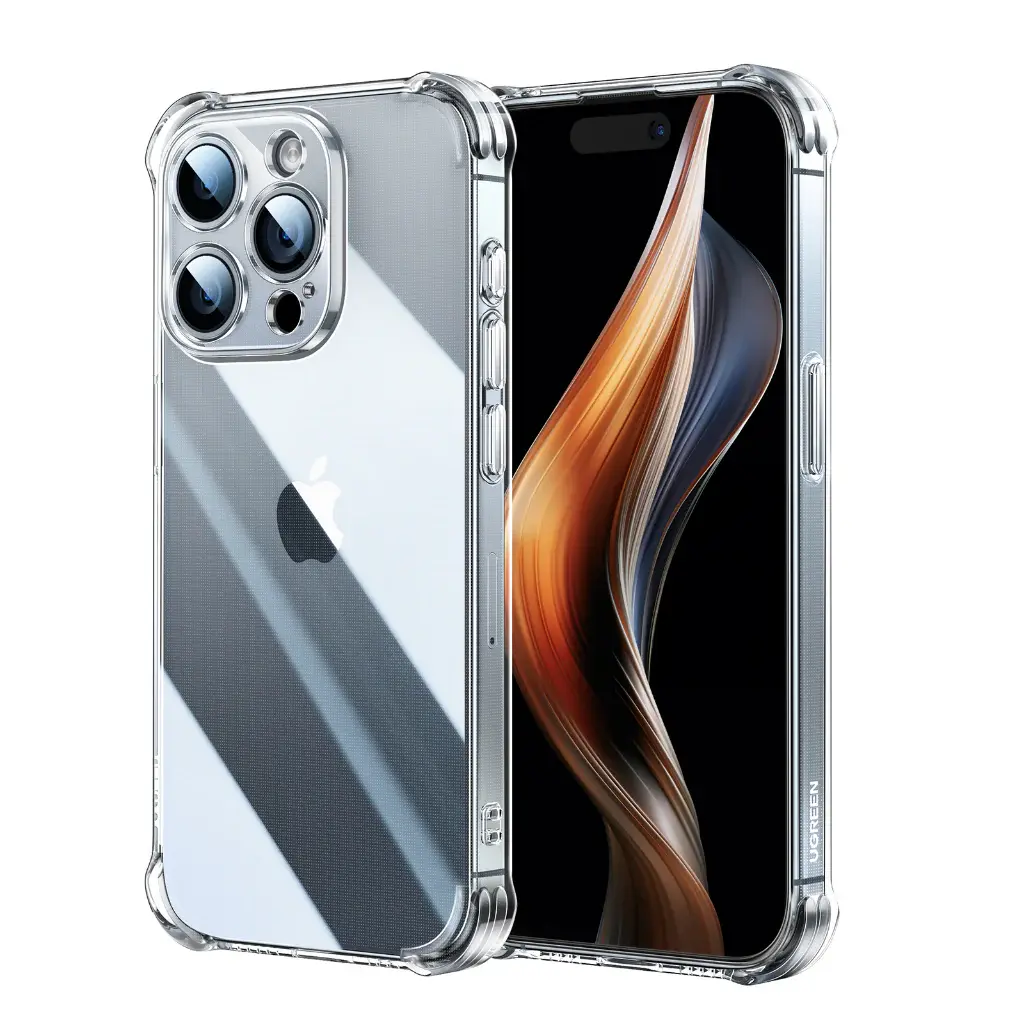 UGREEN BRIGHT CUSHION PROTECTIVE CASE FOR IPHONE 16 PRO MAX (CLEAR)