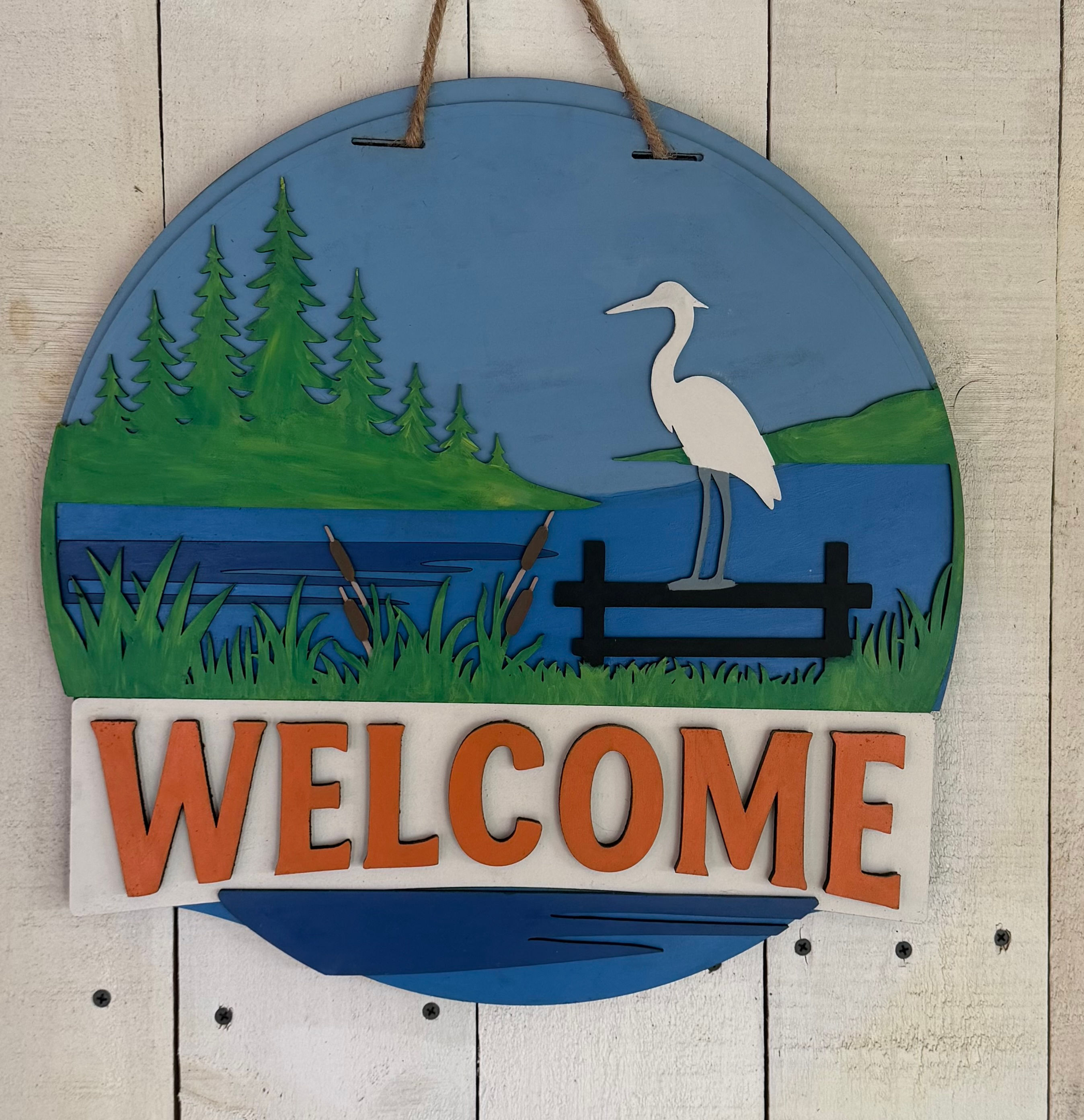 Pond or Lake Door Round