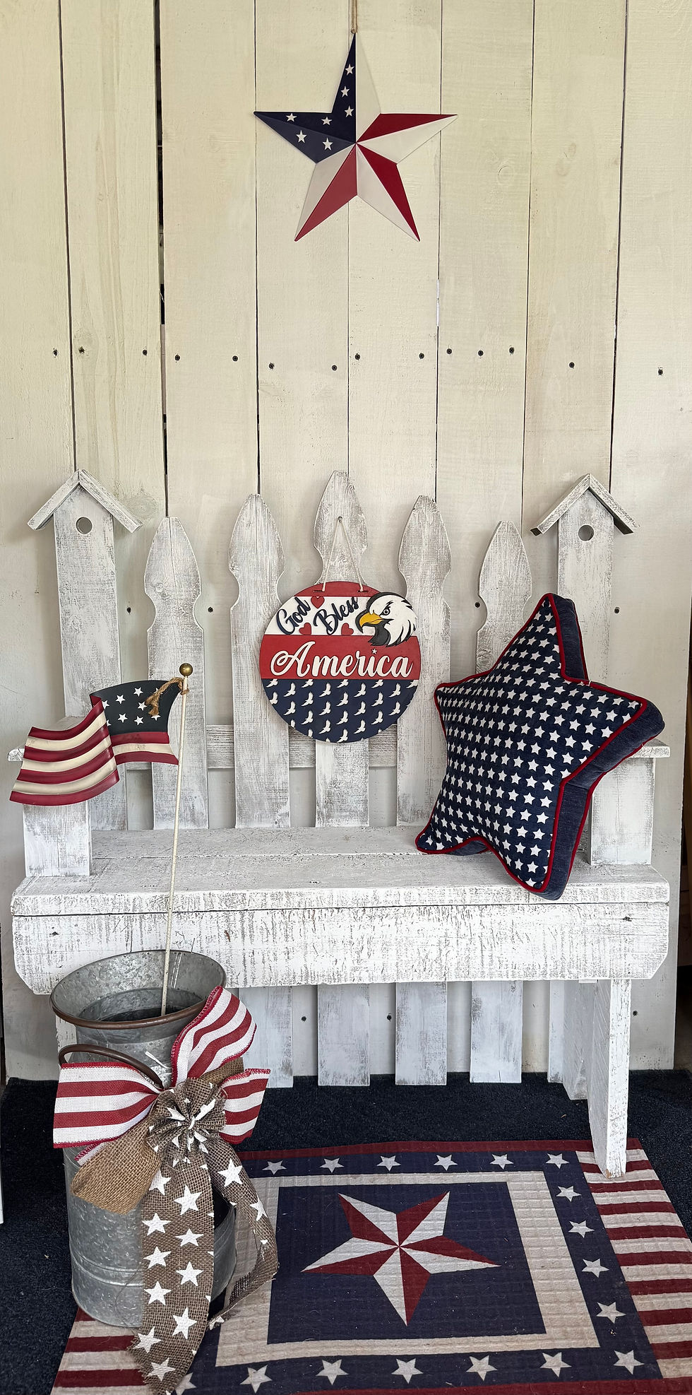 Thumbnail: God Bless America Door Round