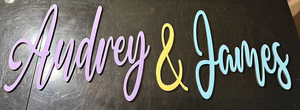 Thumbnail: Custom Name Signs