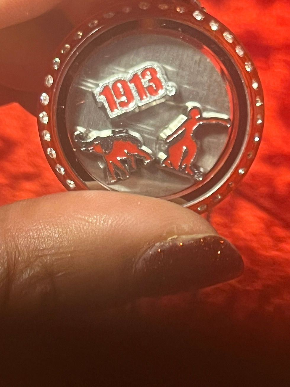 Thumbnail: Keepsake Locket - Red