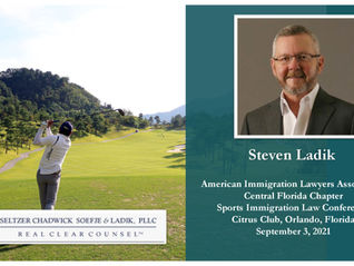 Steve Ladik Speaks At Sports Immigration Law Conference