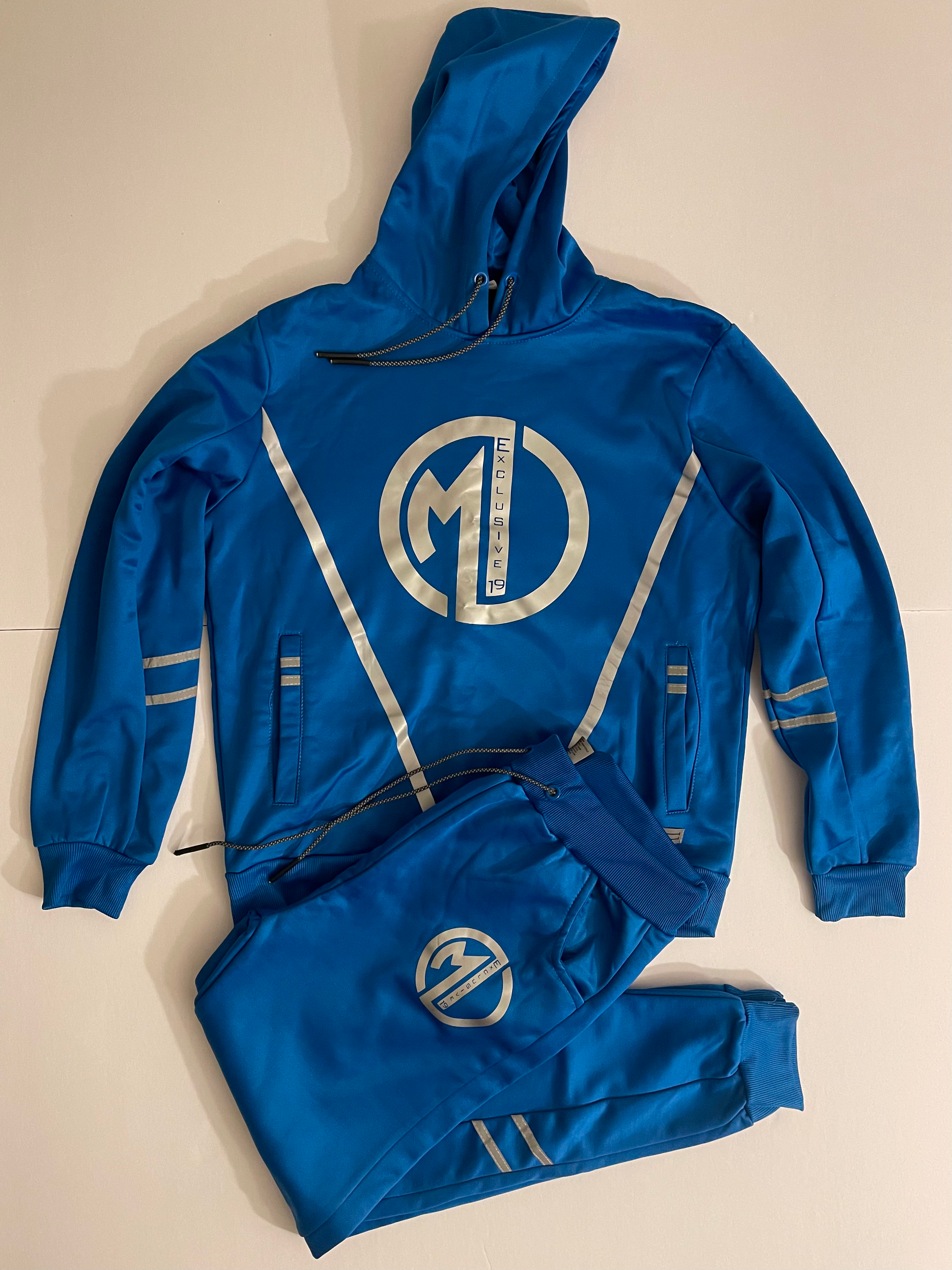 Blue Reflective Sweatsuit 