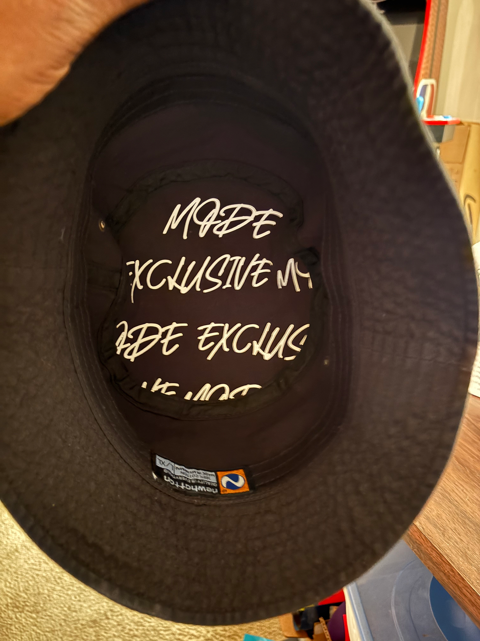 Thumbnail: Black Bird Gang Bucket Hat 