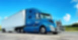 Blue Volvo VNL760 semi truck from Angie's Transportation fleet