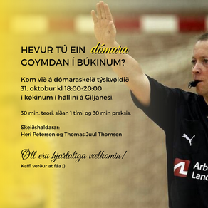 Hevur tú ein dómara goymdan í búkinum?
