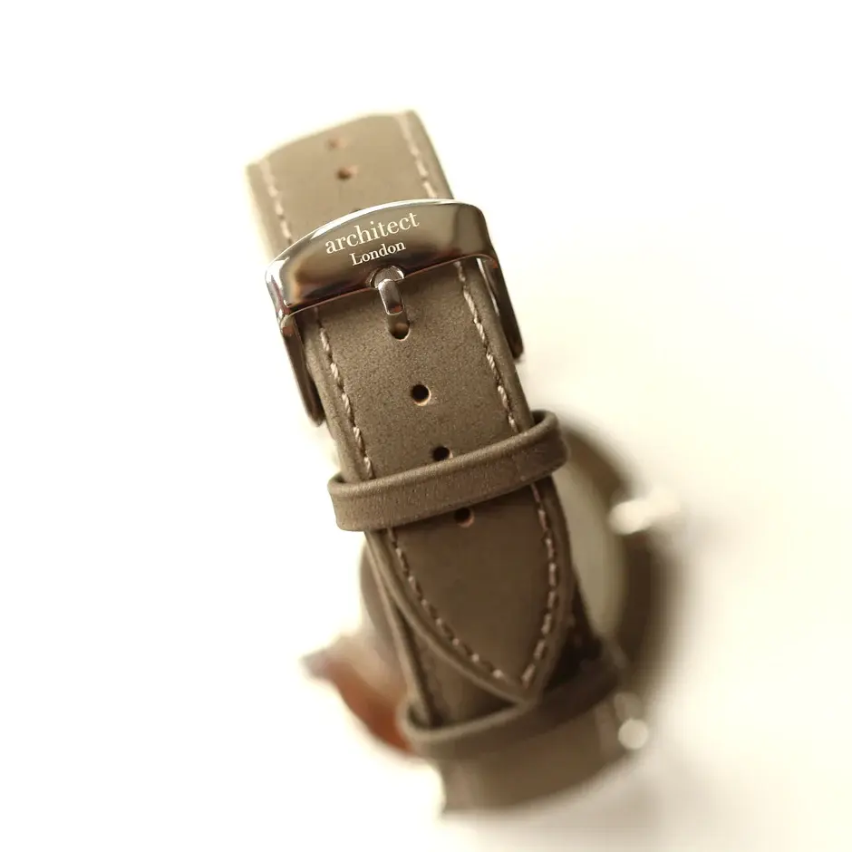Thumbnail: Handwriting Engraving - Men's Architect Zephyr + Urban Grey Strap