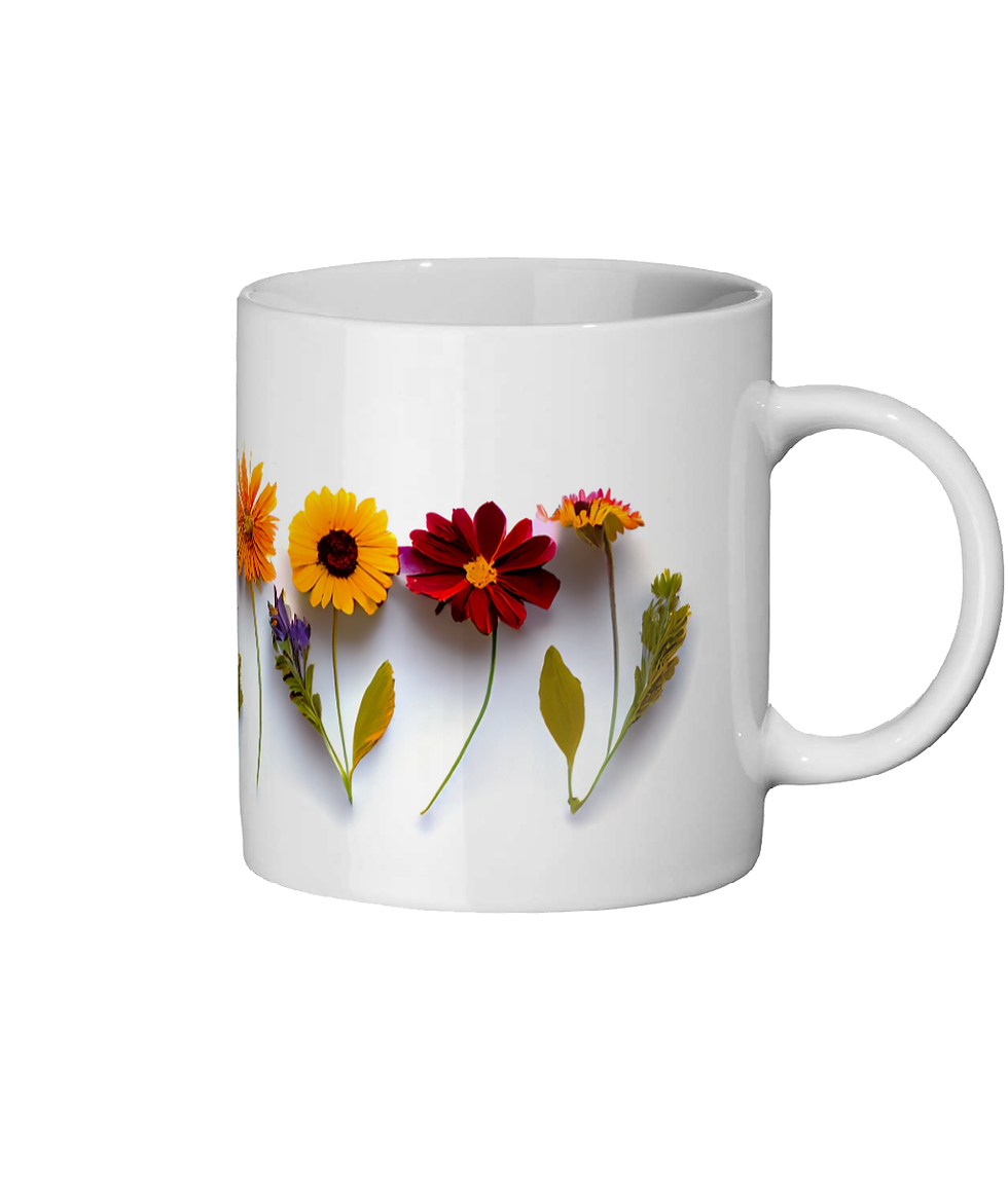 Thumbnail: Ceramic Mug 11oz 11oz-pressed-flower-mug-01