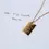 Thumbnail: Dazzle Personalised Necklace - Own Handwriting Engraving