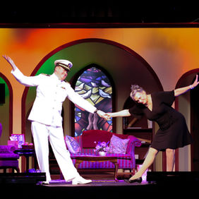 cast members of Widows of Walnut Hill in a scene.