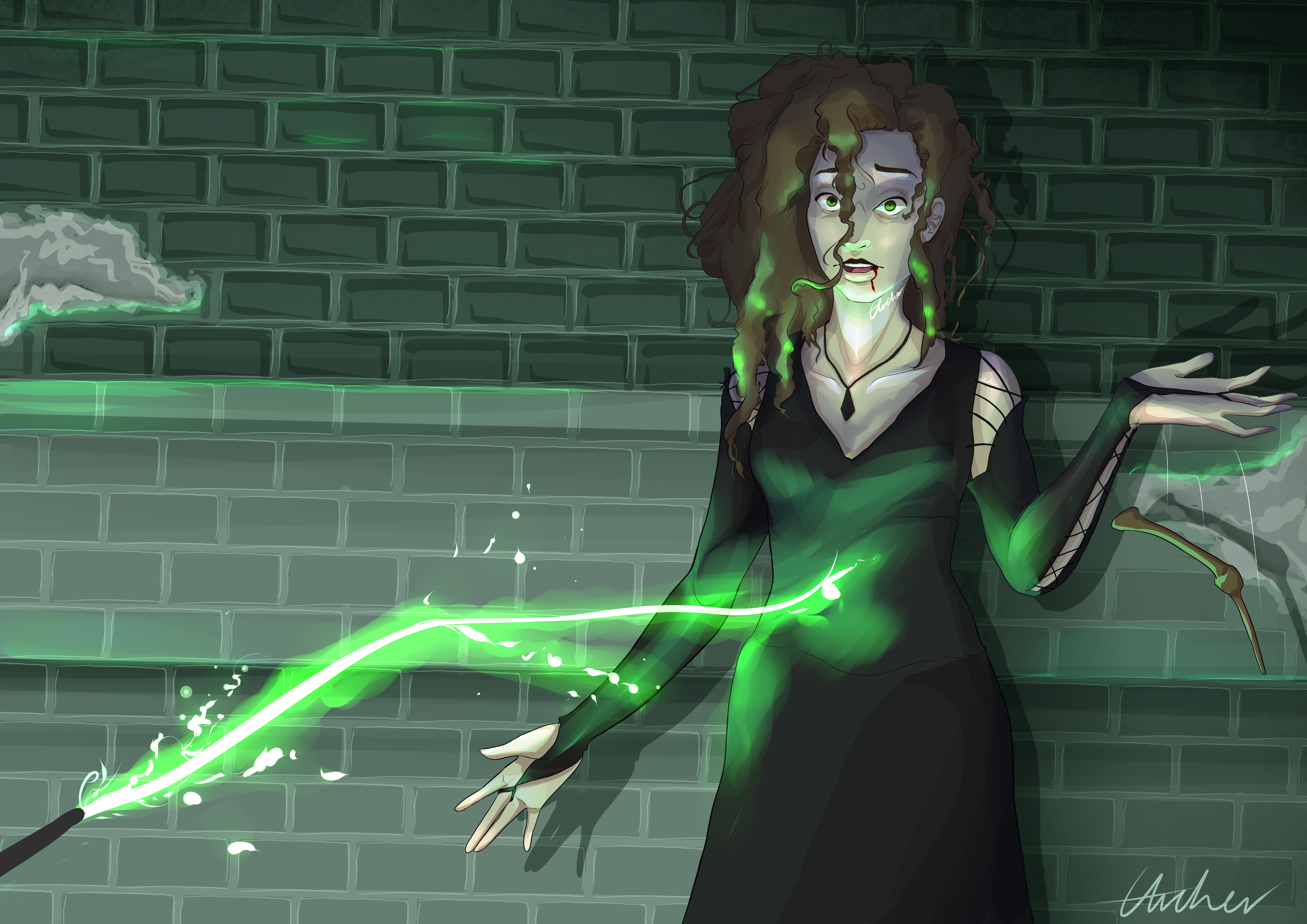 Bellatrix Alternative Death Scene