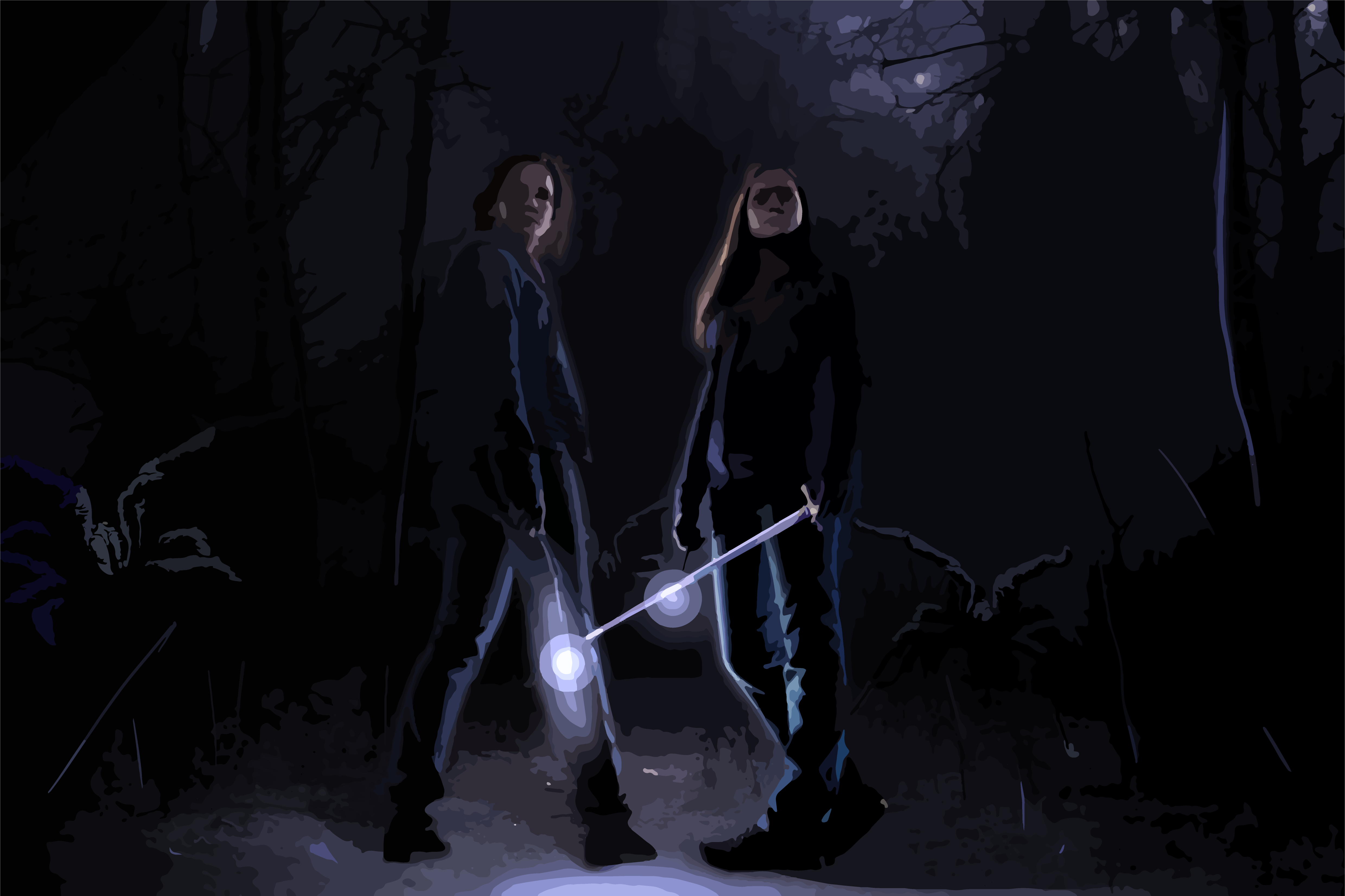 Hermione and Ginny Finding A Horcrus
