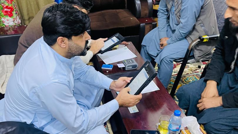 Registering new users to Paycode's biometric identity and payments system