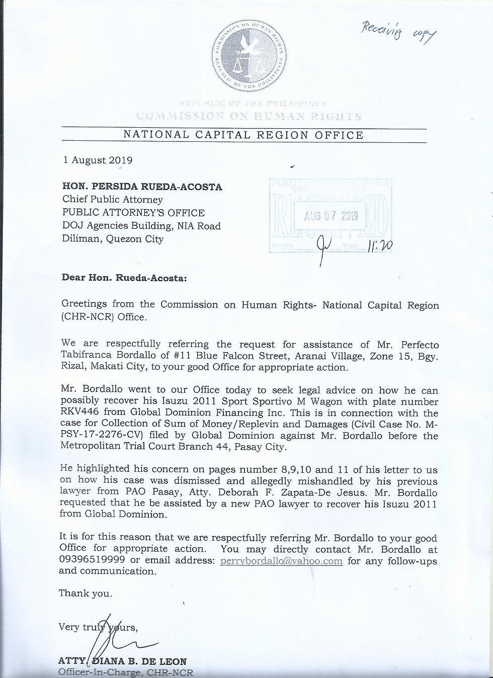 admin case main office pao   ( justice denied justice delayed)