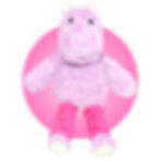 Thumbnail: purple hippo with cast on leg, stuffed animal with cast, Kikilishop.com