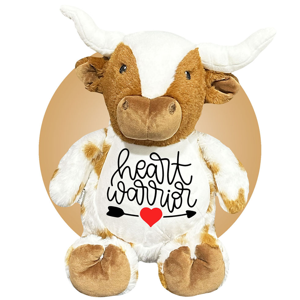 Thumbnail: 17" Custom Heart Surgery stuffed animal, gift for kids having heart surgery