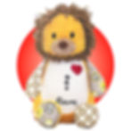 17" personalized lion scar buddy, heart surgery gifts for kids, lion stuffed animal plush