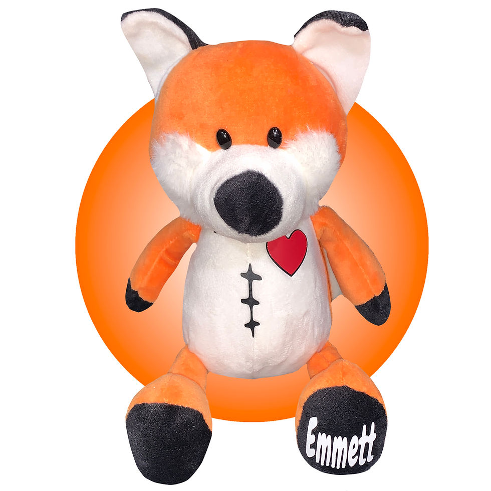 Thumbnail: Mini Scar Buddies - Personalized 9-10" Stuffed Animals for Heart Surgery Patient