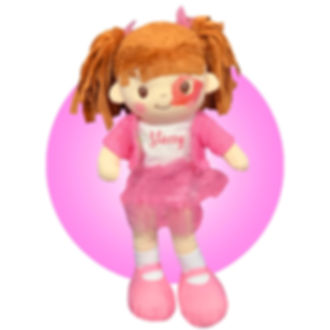 16" Custom Birthmark Doll:  VBF Birthmark.org Port Wine Stain Replica Dolls