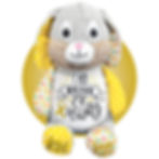 Thumbnail: Personalized Gifts for Cancer Patients - 17" Sunshine Bunny - Leukemia Gif